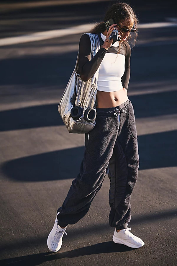 Sundown Fleece Pants | Free People (Global - UK&FR Excluded)