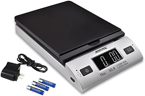 ACCUTECK All-in-1 Series W-8250-50bs A-Pt 50 Digital Shipping Postal Scale with Ac Adapter, Silve... | Amazon (US)