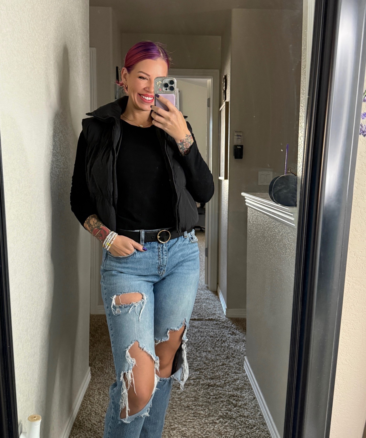 Casual fall day outfit 🖤 jeans aren’t too expensive stitch fix!

#LTKMidsize #LTKSeasonal #LTKFindsUnder50