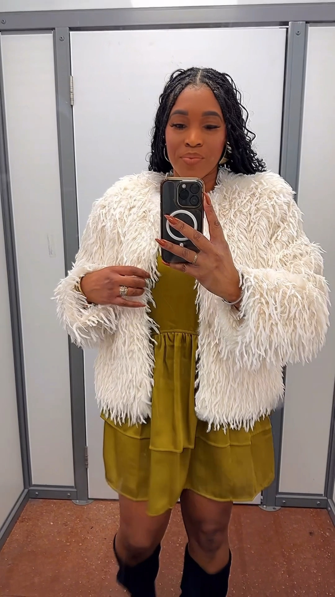 Proof that cozy can still be chic. This textured jacket instantly upgrades the simplest dress. Easy, flattering, and perfect for dinners, events, or date night. Shop the full look.

#LTKHoliday #LTKFindsUnder100 #LTKGiftGuide