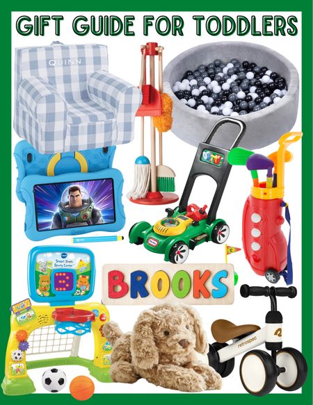 Gift guide for toddlers / toddlers gifts / gift ideas for toddlers 

#LTKGiftGuide #LTKHoliday #LTKkids