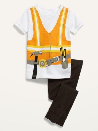 Unisex Construction Worker Costume Pajama Set for Toddler & Baby | Old Navy (US)