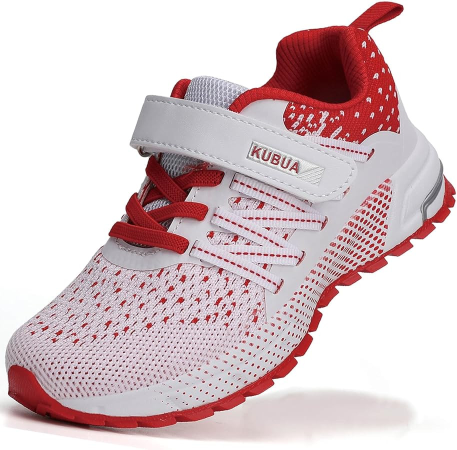 KUBUA Kids Sneakers for Boys Girls Running Tennis Shoes Lightweight Breathable Sport Athletic | Amazon (US)