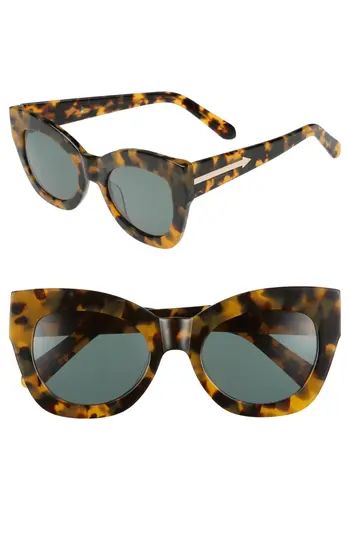 Women's Karen Walker Northern Lights V2 51Mm Cat Eye Sunglasses - Crazy Tortoise | Nordstrom