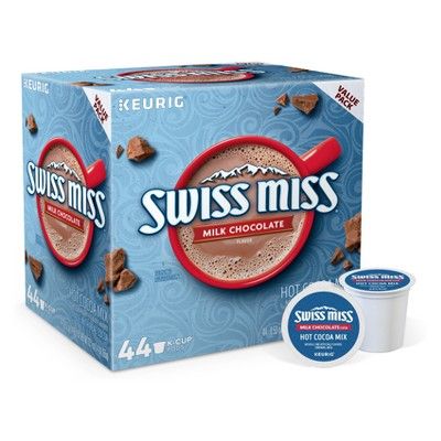 Swiss Miss Milk Chocolate Keurig K-Cup Pods - Hot Cocoa - 44ct | Target