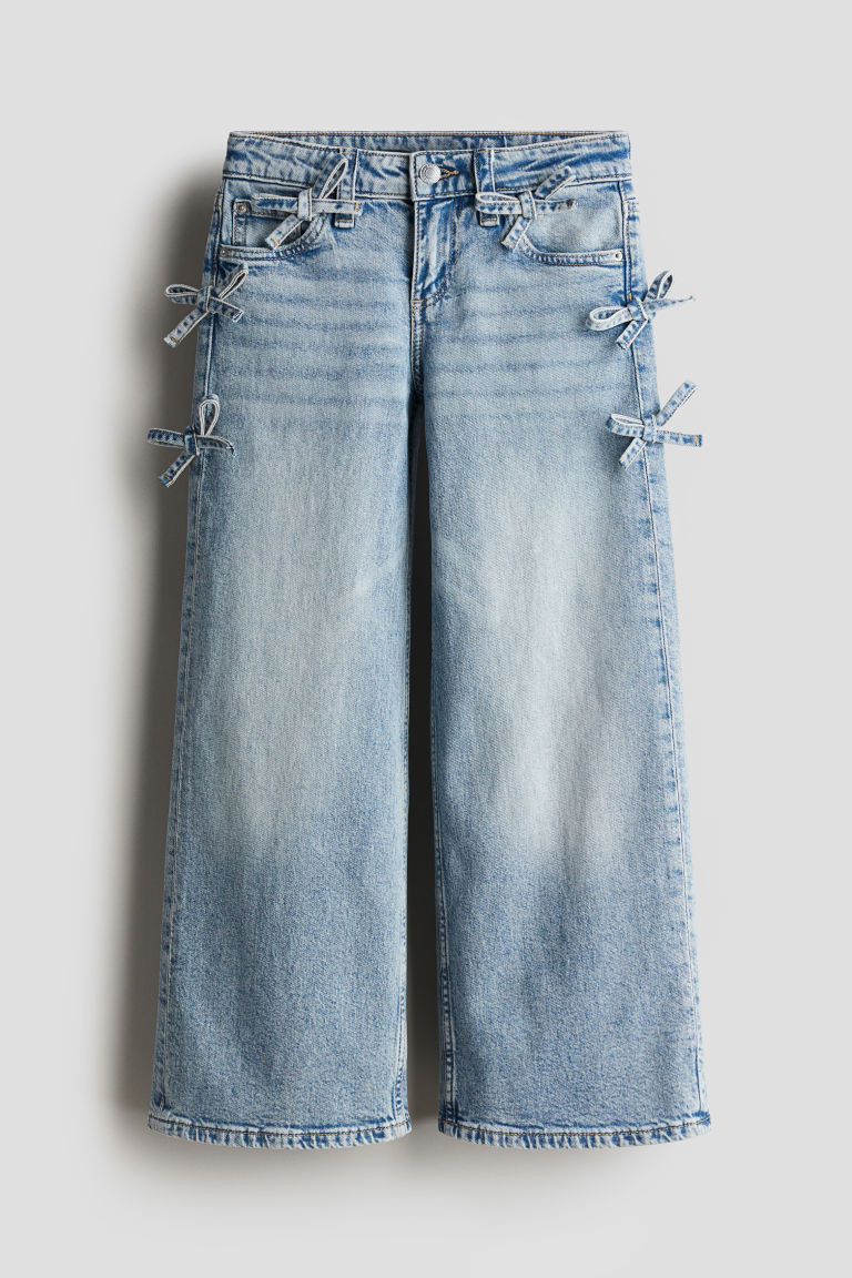 H & M - Wide Leg Jeans - Blue | H&M (US + CA)
