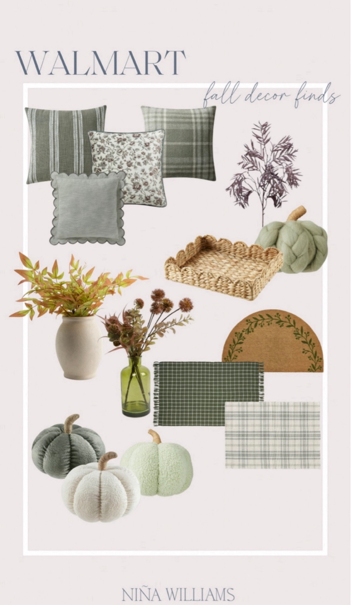 Walmart fall decor finds! - Walmart decor - green fall decor 

#LTKSeasonal #LTKStyleTip #LTKHome