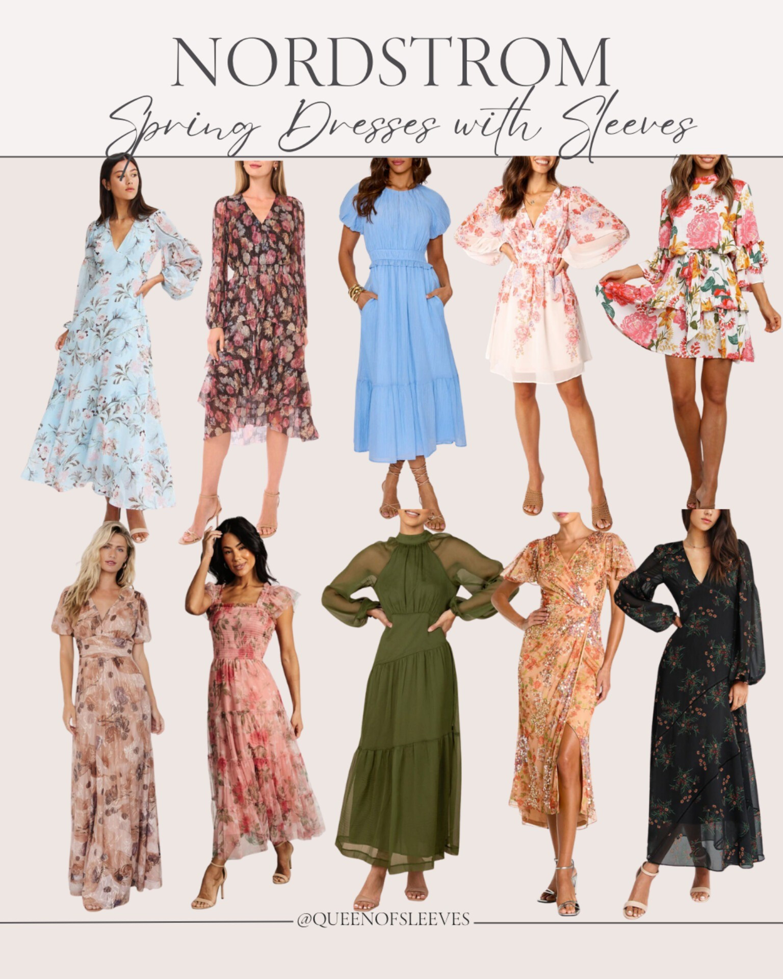 If you’re looking for spring dresses with sleeves, Nordstrom always has the best options. 🌸 From flowy floral midis to elegant long sleeve maxi dresses, these are perfect for spring events, brunch, weddings, and everyday style. I rounded up some beautiful sleeved dresses that are feminine, flattering, and easy to wear all season.Nordstrom spring dresses / spring dresses with sleeves / long sleeve spring dresses / floral spring dresses women / modest spring dresses / Nordstrom floral dresses / midi dress with sleeves / maxi dress with sleeves / feminine spring dresses / wedding guest dresses with sleeves / brunch dress outfit / elegant spring dresses / modest fashion dresses / floral midi dress outfit / spring event dresses / chic spring dresses women

#LTKSeasonal #LTKSpringSale #LTKMidsize