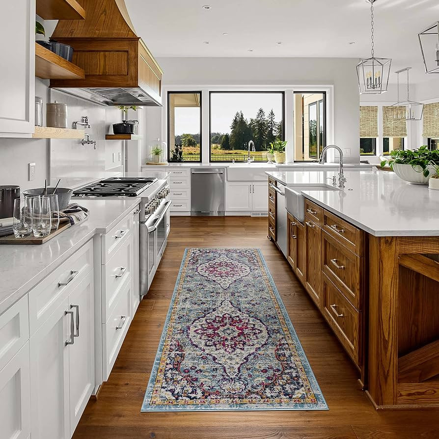 Hauteloom Tigris Collection Ruba Oriental Farmhouse Living Room Bedroom Area Rug - Vintage Distr... | Amazon (US)