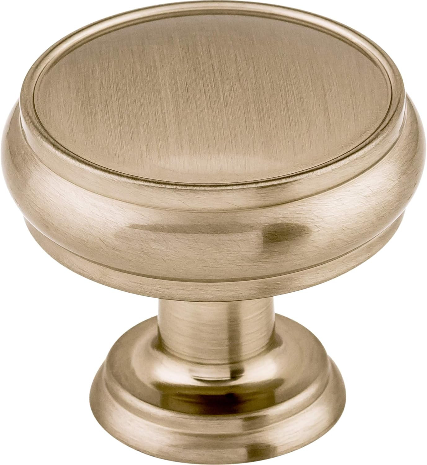 Top Knobs TK832BSN Serene Collection 1-3/8" Eden Large Knob, Brushed Satin Nickel | Amazon (US)