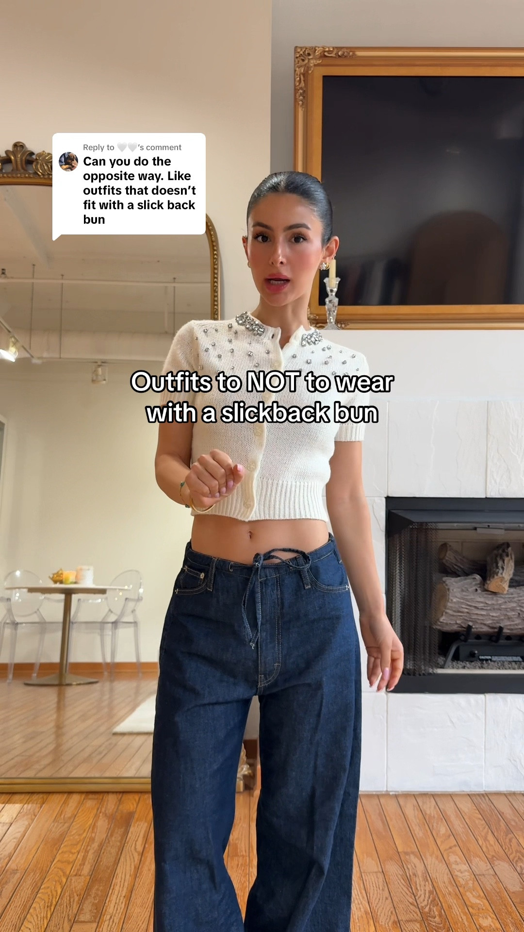 What not to wear with a slickback bun 

#LTKStyleTip #LTKPetite #LTKFindsUnder100