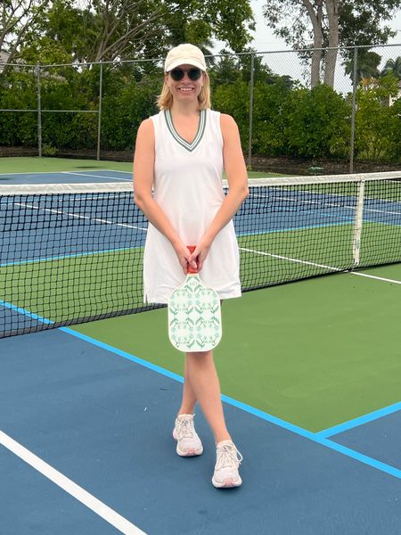 Tennis dress. Pickleball outfit. Activewear. Pickleball paddle
.
.
.
… 

#LTKstyletip #LTKfitness #LTKActive