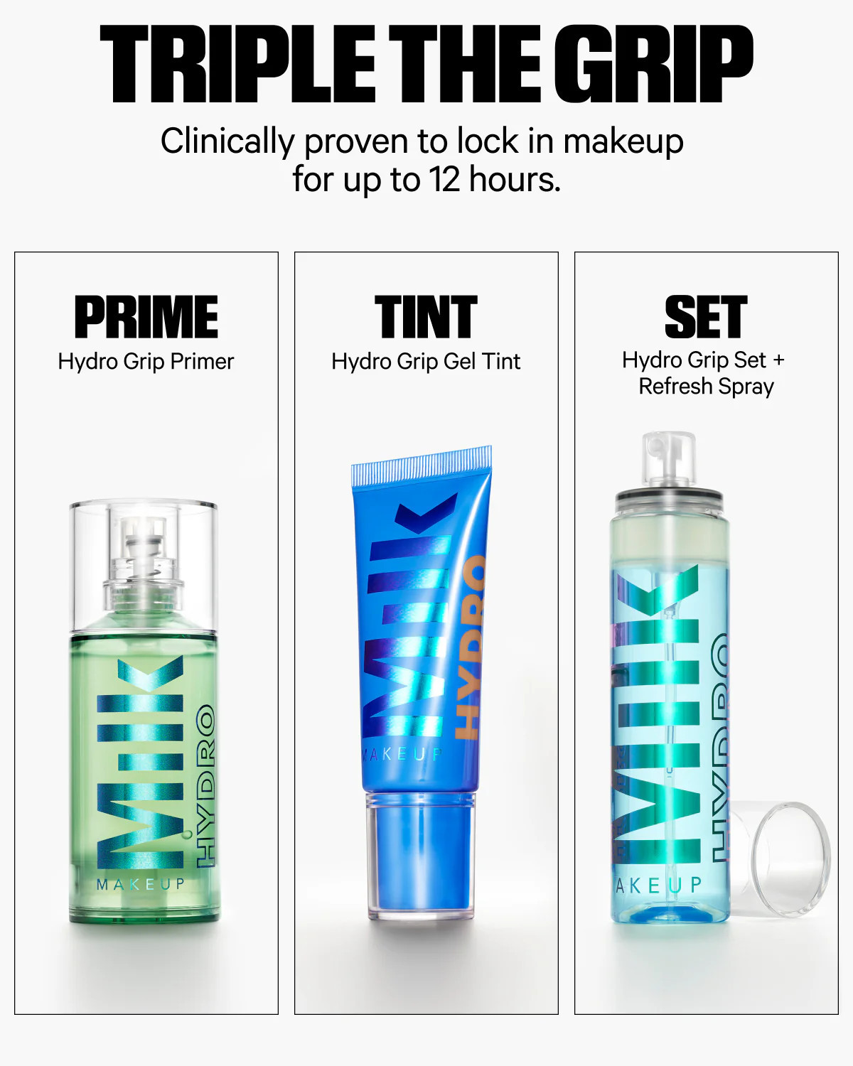 The Grip to Go Set - 12 - Deep, neutral to warm | Milk Makeup