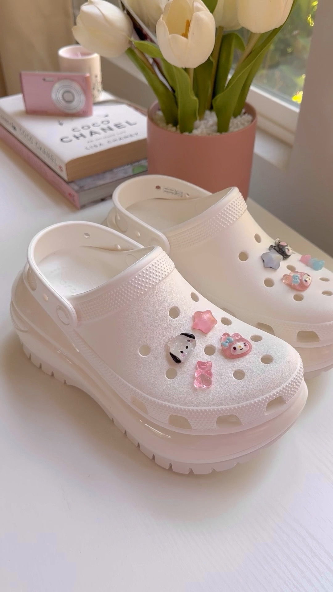white platform crocs with sanrio jibbitz? say less 🥲💕

#LTKFind