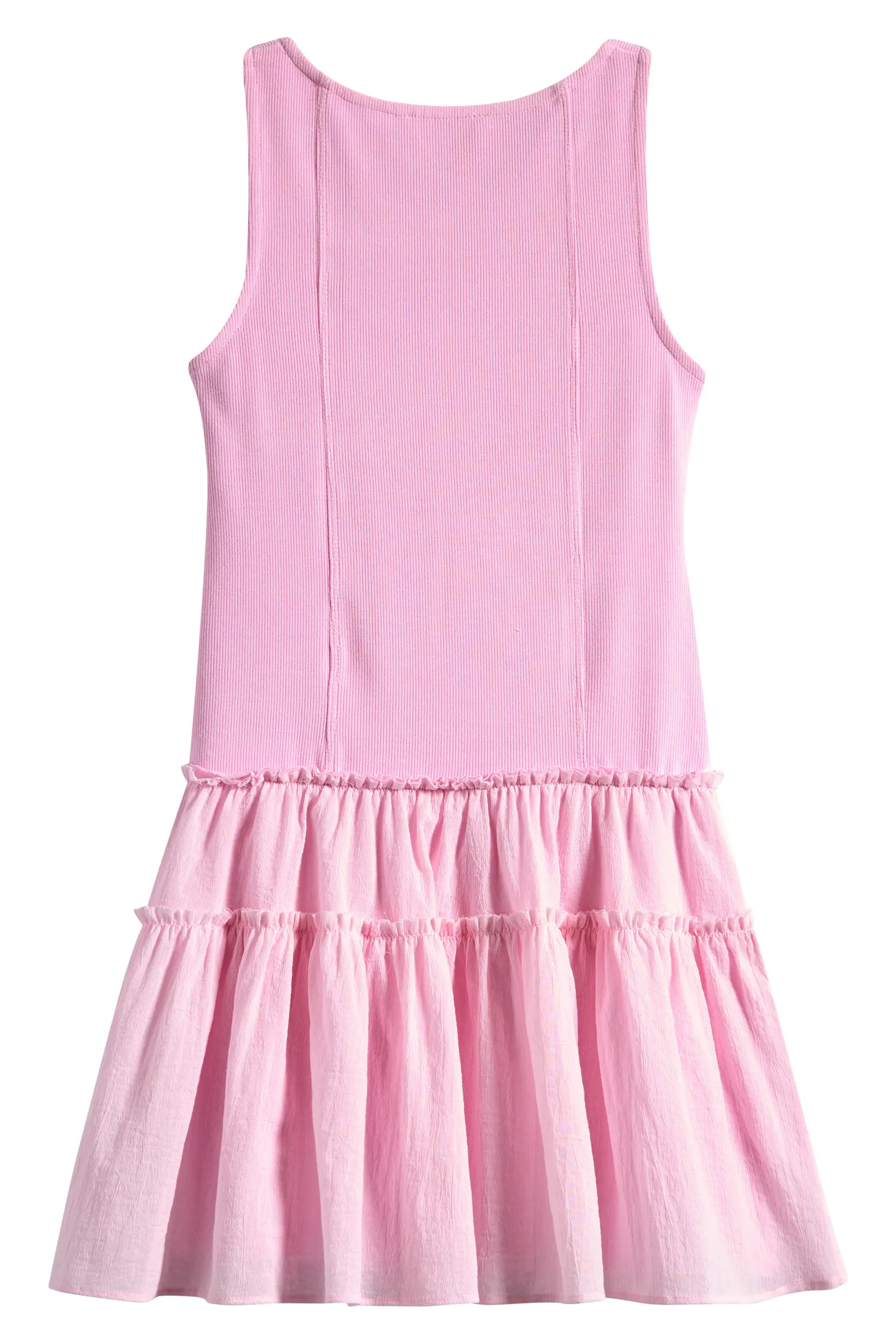 TENLY Kids' Mixed Media Drop Waist Dress (Women) | Nordstrom | Nordstrom