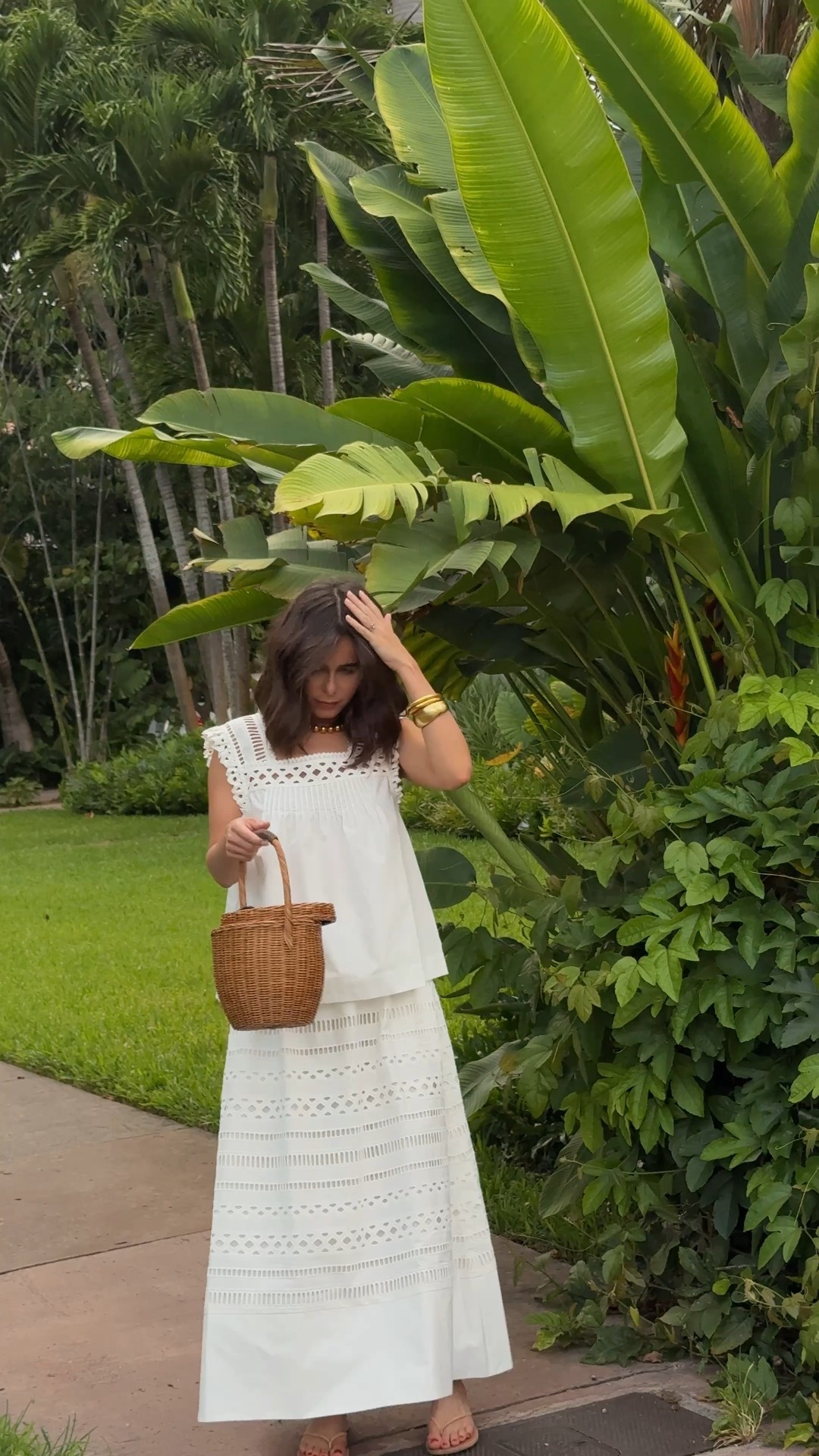 I’ve been quiet lately…part life, part motherhood, part “WTF?” lol… But today I got dressed in something other than pajamas, and I saw a glimpse of my former self… and she looks sweet in this set from @studiomcgee’s collaboration with @tuckernuck. 

#LTKSummerEdit #LTKPetite