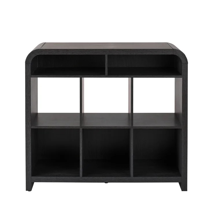 Better Homes & Gardens Juliet 6 Cube Storage Organizer, Black Finish | Walmart (US)