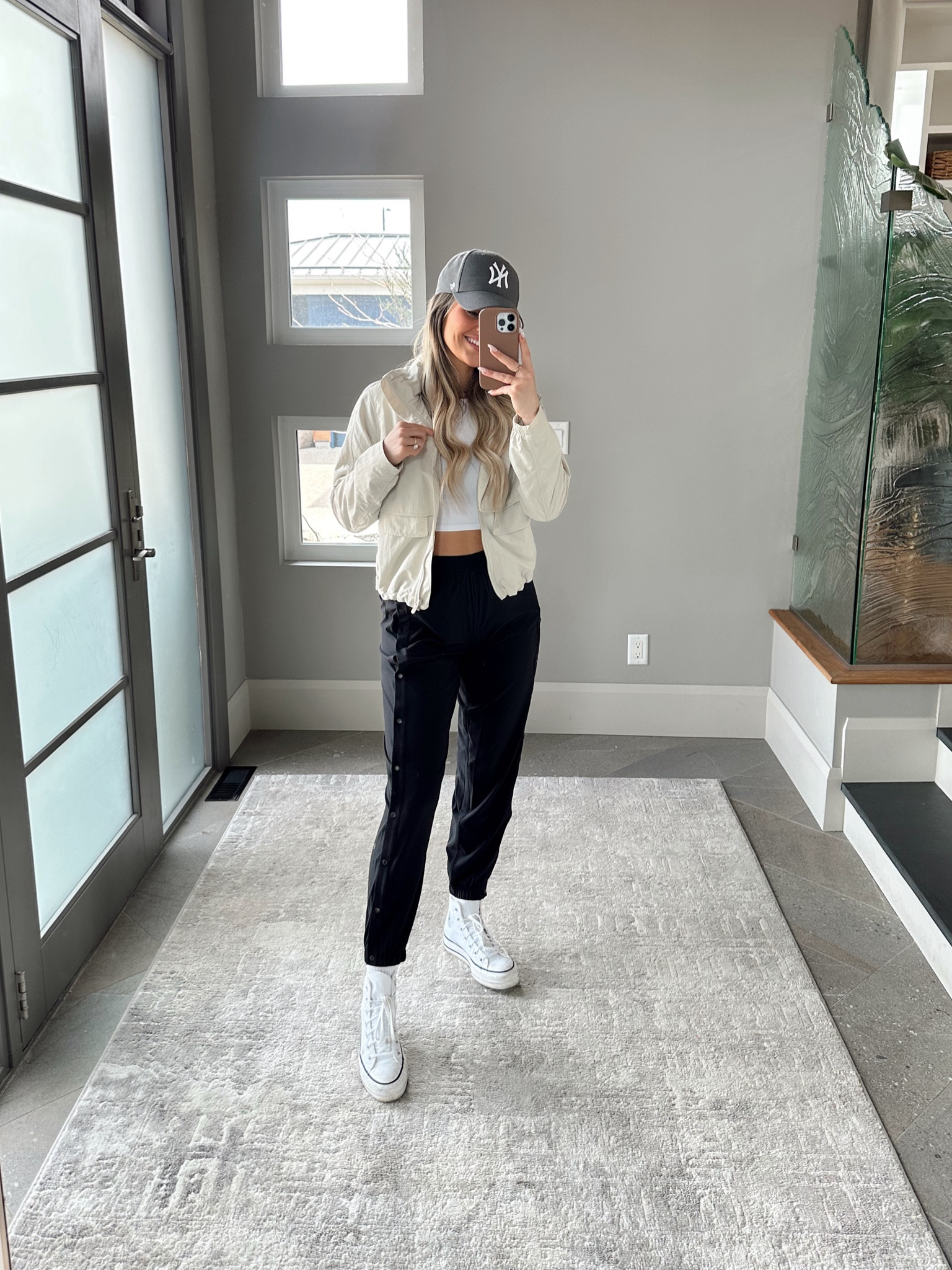 Casual OOTD 🫶🏼

Wearing a 6 in the pants and jacket and a small in the shirt! ✨

#LTKSeasonal #LTKbeauty #LTKfitness