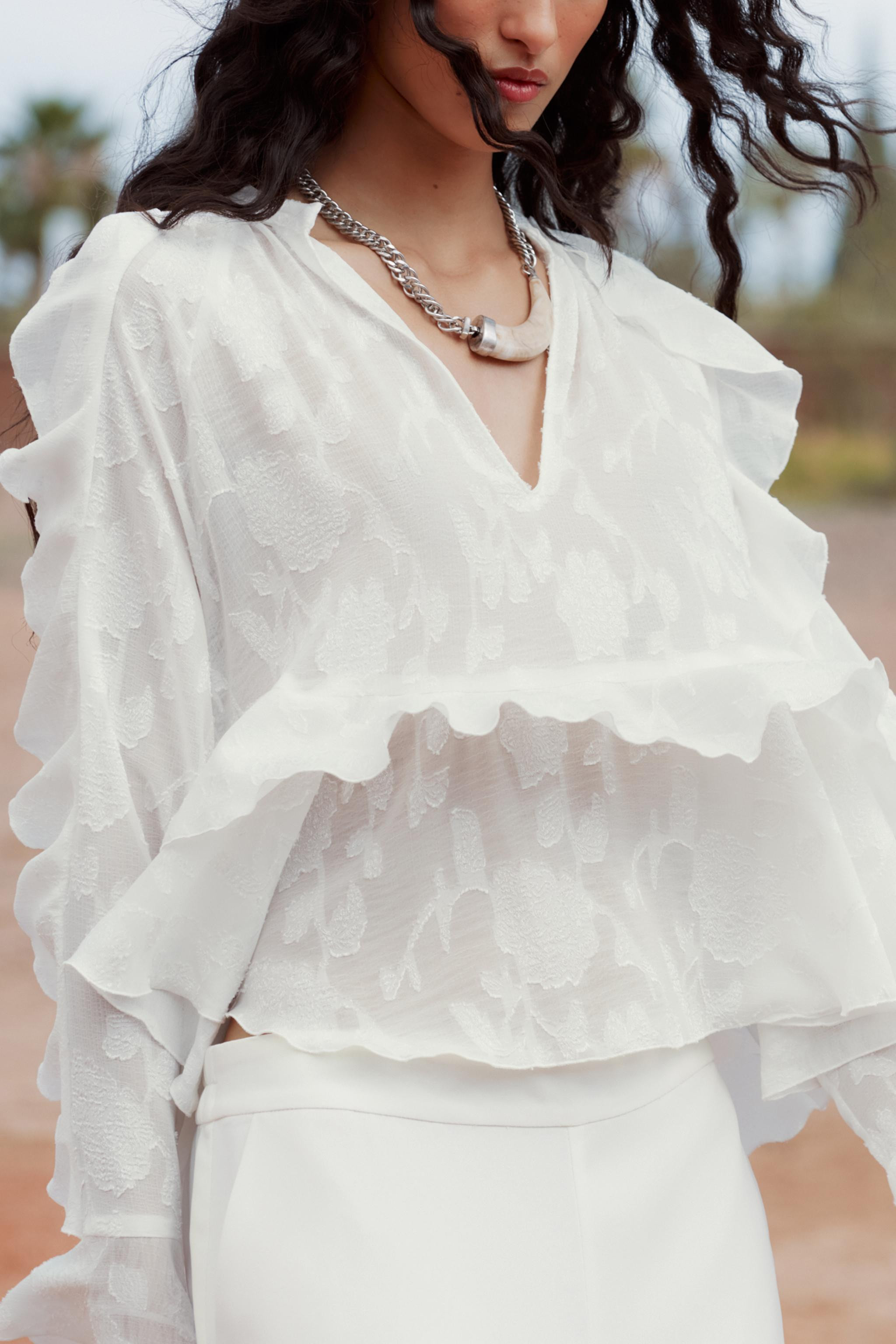 RUFFLED SHIRT | Zara US