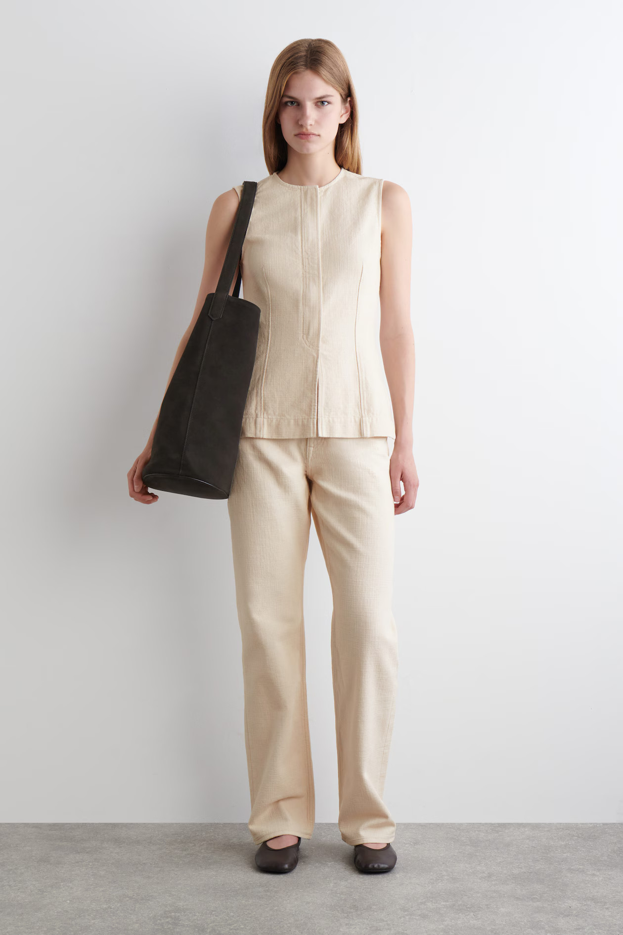 REPRISE CANVAS STRAIGHT-LEG JEANS - CHALK | COS | COS UK