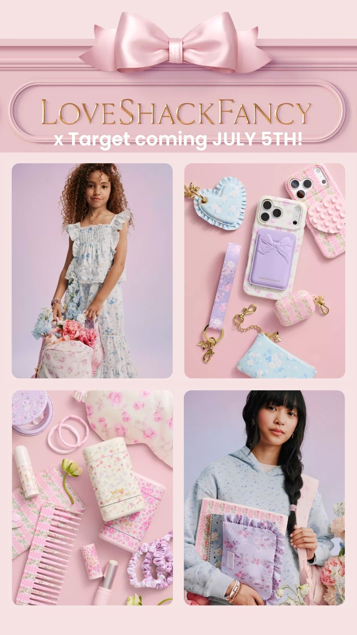 LoveShackFancy x Target launching July 5th at 6am EST! Go ahead and “favorite” your picks now! 🤍

#LTKdayinmylife #LTKKids #LTKootd