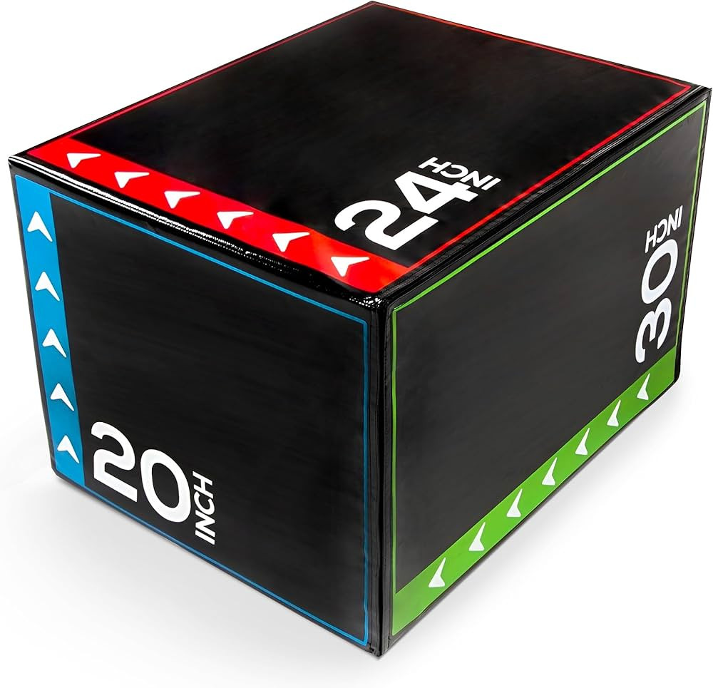 BalanceFrom Foam Plyo Jumping Exercise Box for Home Gym, Multiple Size and Color Options - for Pl... | Amazon (US)