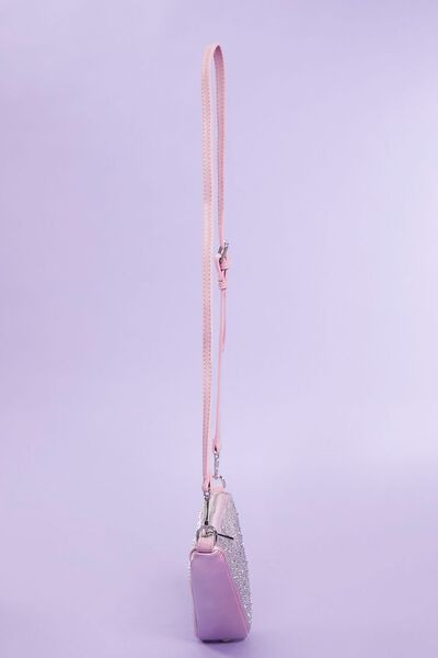 Rhinestone Triangle Crossbody Bag | Forever 21