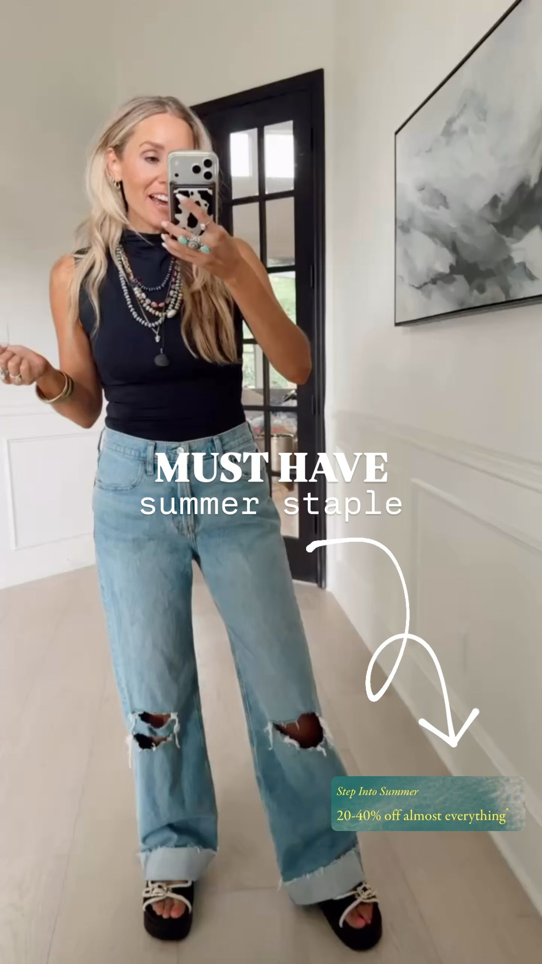 SALE 🚨 20-40% off almost everything at Abercrombie‼️

These braless tank tops are a game changer for summertime. One less layer to worry about 🥵 

I’m wearing my tts (small // 27) in both.

5’5” // 120 lbs

#LTKSaleAlert #LTKgrwm #LTKootd