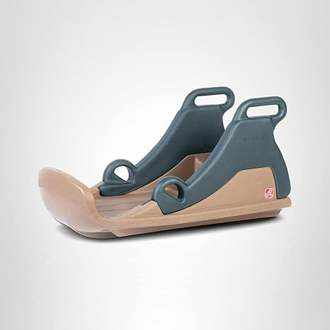 Step2 Snow Runner, Kids Ride On Toy & Outdoor Snow Sled & Toboggan, Fits 2 Riders, Made of Durabl... | Amazon (US)