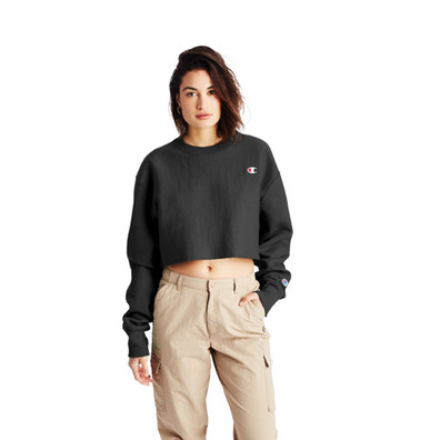 Champion Reverse Weave Cropped Cut Off Crew | Foot Locker (US)