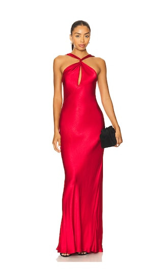 Favorite Elisia Twist Maxi Dress in Strawberry

              
    
        
        
           ... | Revolve Clothing (Global)