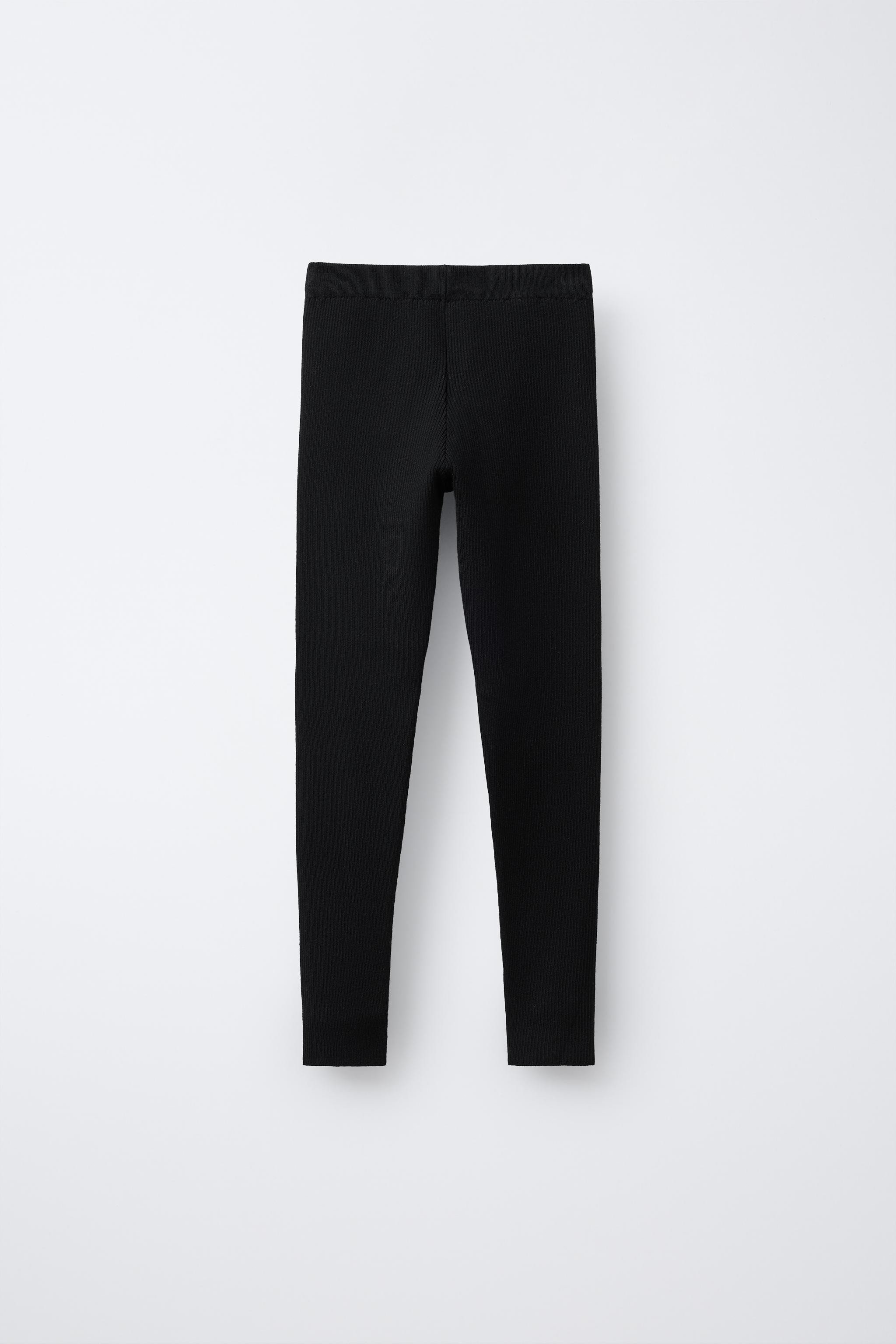 RIBBED KNIT LEGGINGS | Zara US