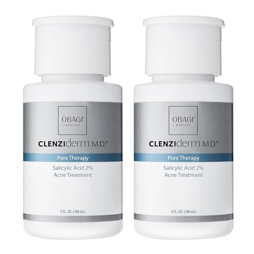 Obagi CLENZIderm M.D. Pore Therapy Exfoliating BHA Toner - Unclogs Pores with 2% Salicylic Acid Acne Treatment – Two Pack, 2 * 5 oz | Amazon (US)