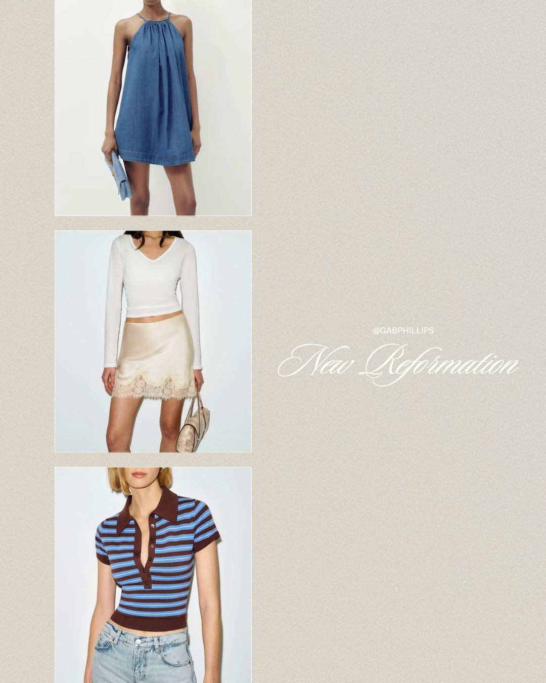 New reformation favorites 

 #LTKSeasonal