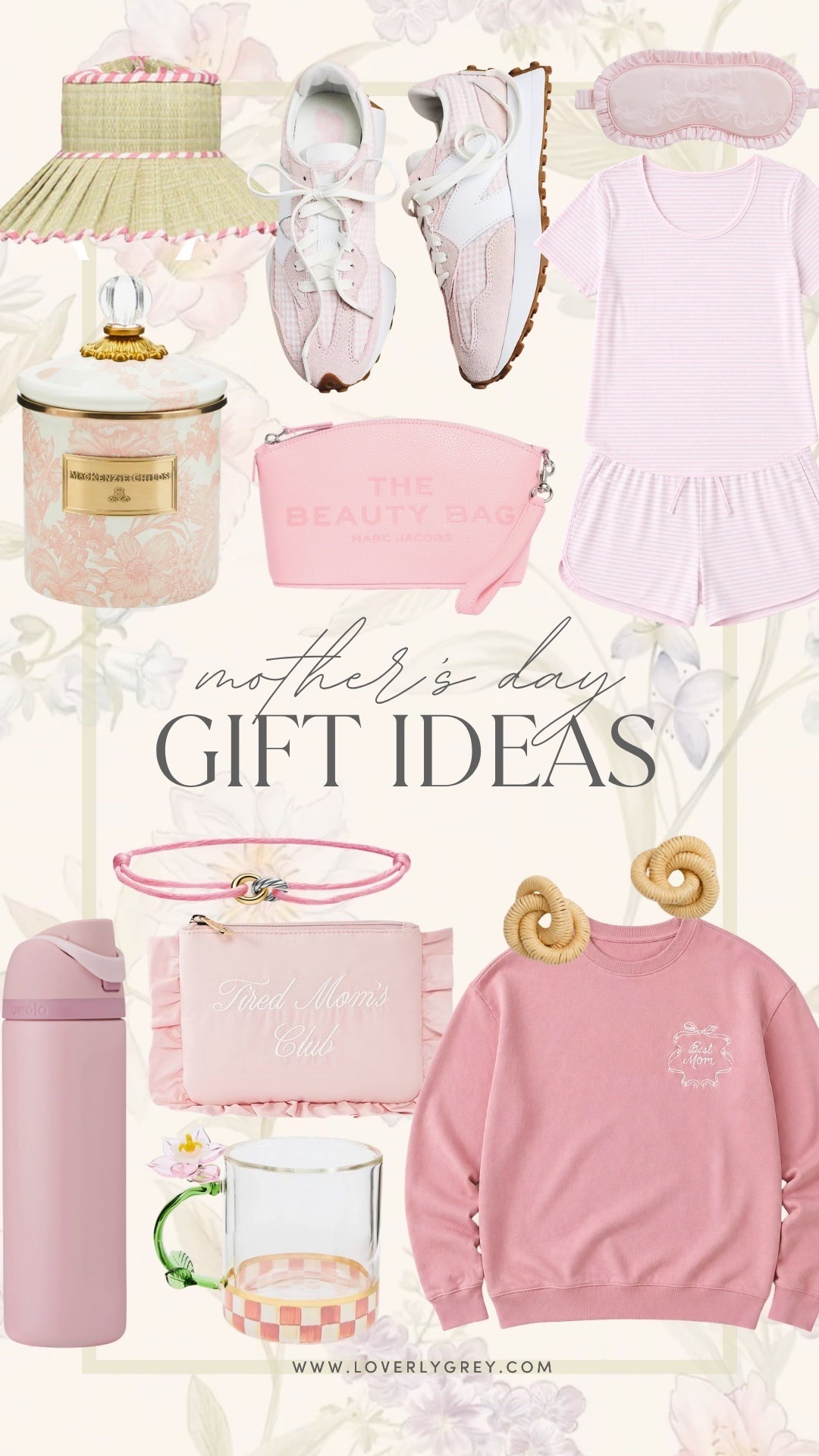Mother’s Day gift ideas! These shades of pink are so pretty and feminine- perfect for the mom in your life. Whether looking for affordable or luxe, there is a gift for everyone! Obsessed with these!

Loverly grey, Mother’s Day gift inspo, pink toile, Mackenzie Childs, lake inspired pajamas, gingham new balance pink, Target finds 

 #LTKmomlife #LTKMothersDay #LTKSeasonal