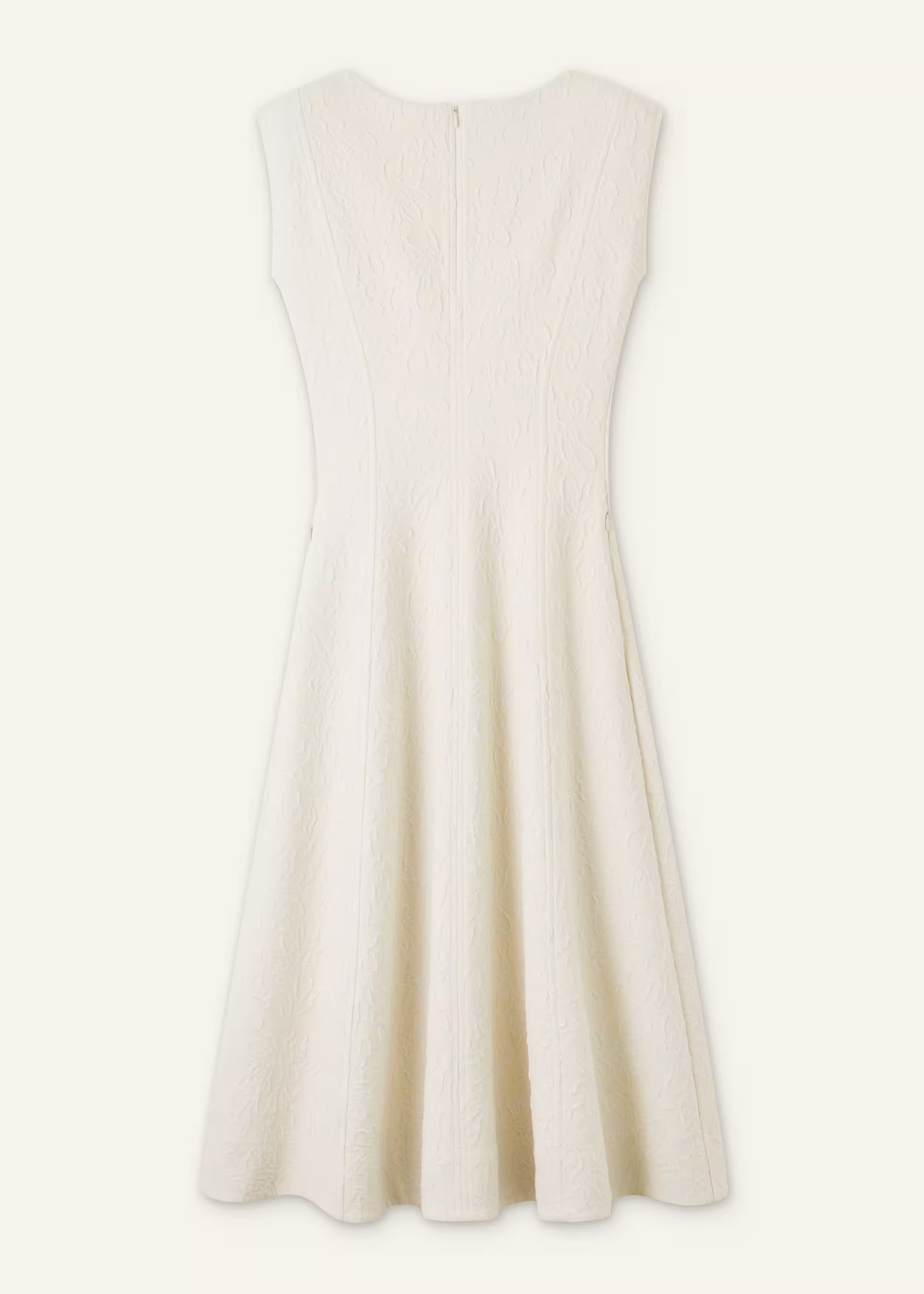 Floral Jacquard Midi Dress Jacquard Stretch Jersey | ME+EM Global (Excluding US)