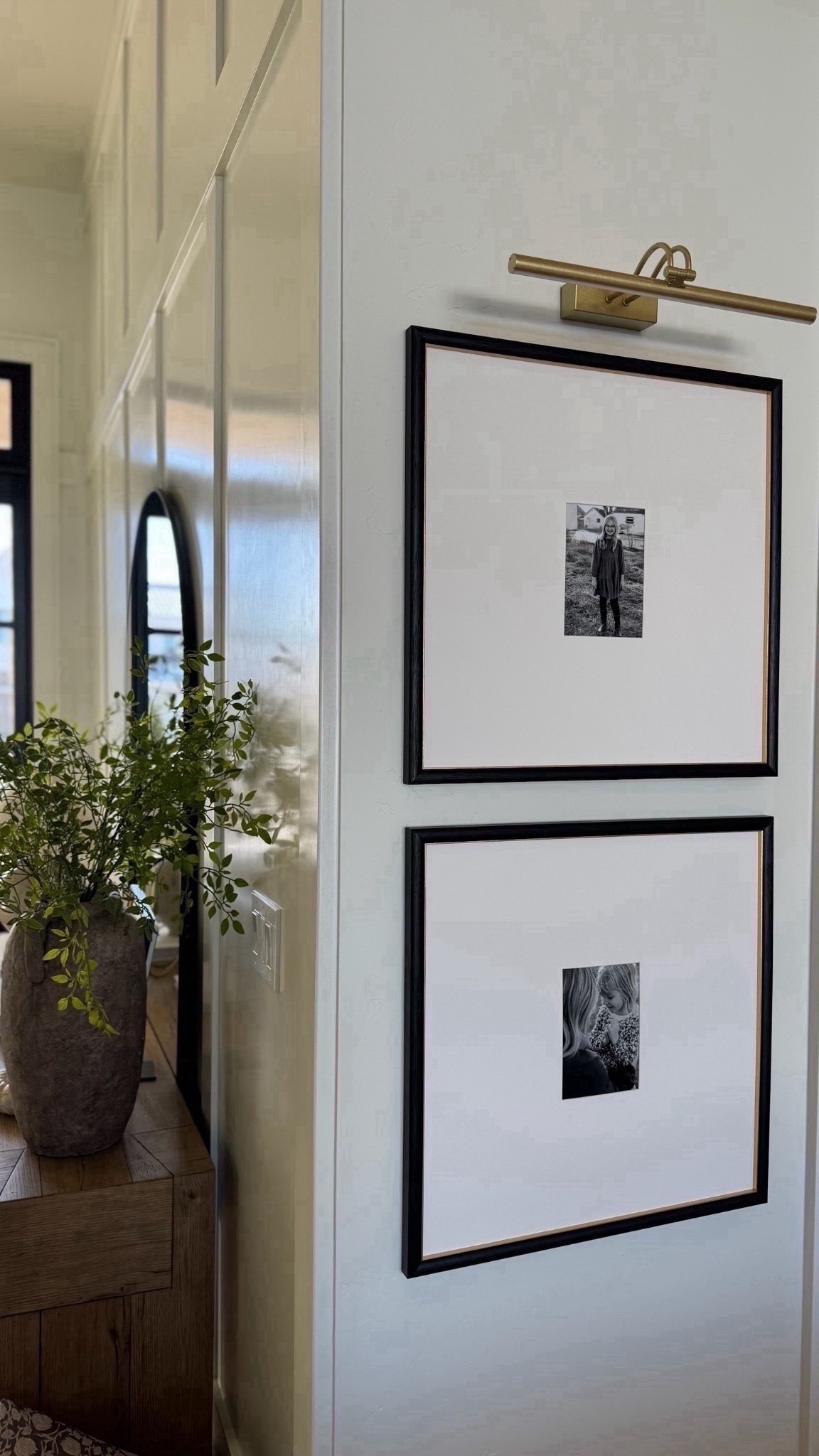 My favorite brass trim picture frames!! I have these all over our home. They elevate any space, and look very high end! These are the 5”x7” picture size! 

#LTKHome