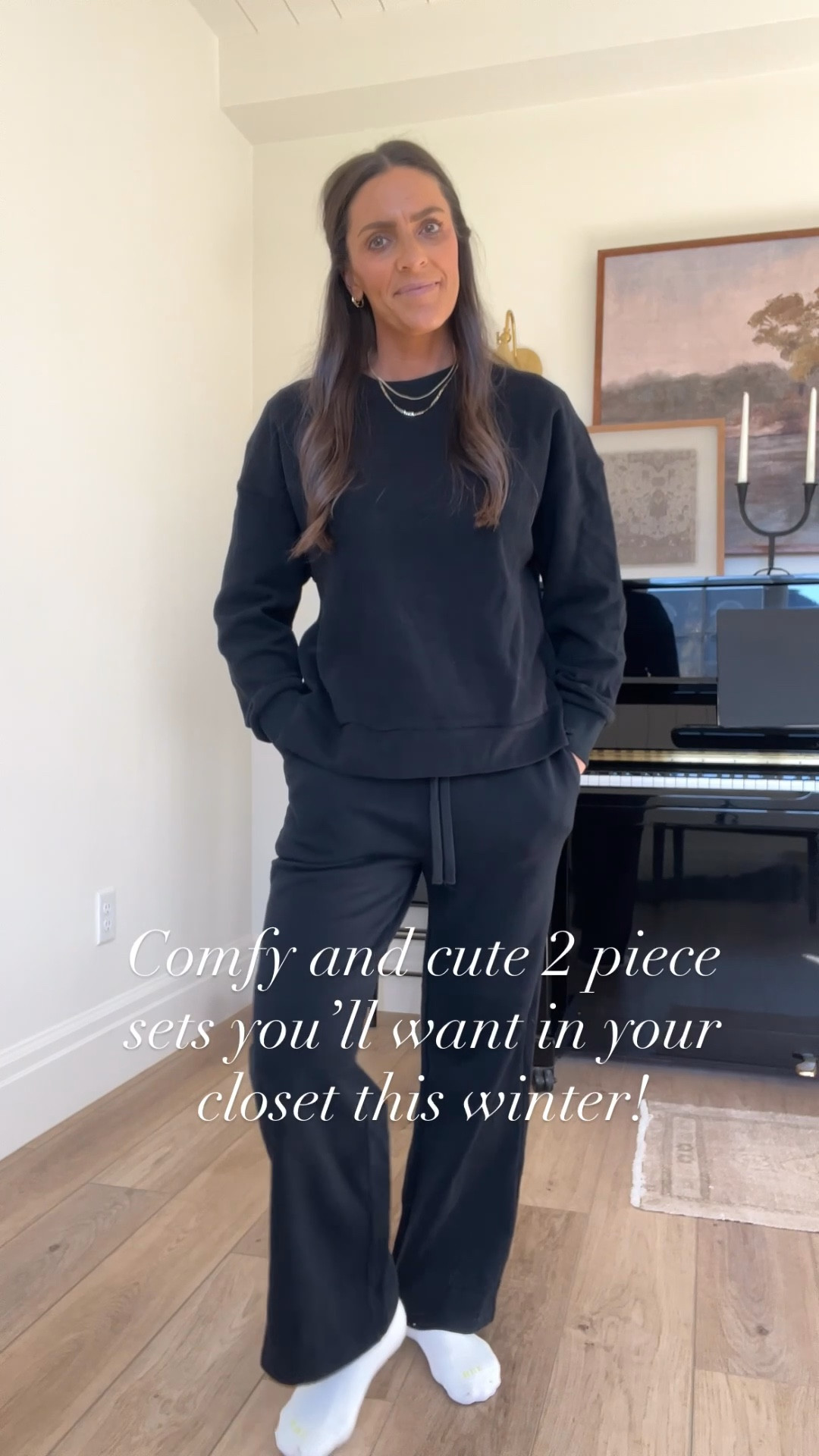 It’s time for some cute and comfy athleisure wear as we decorate for the holidays! These 2 piece sets from Amazon are so cozy. The black ribbed are wide leg pants with a drawstring waist. If you like the super casual look, go with the sweats and hoodie! It’s oversized and so comfortable  

#LTKFindsUnder50 #LTKStyleTip #LTKActive