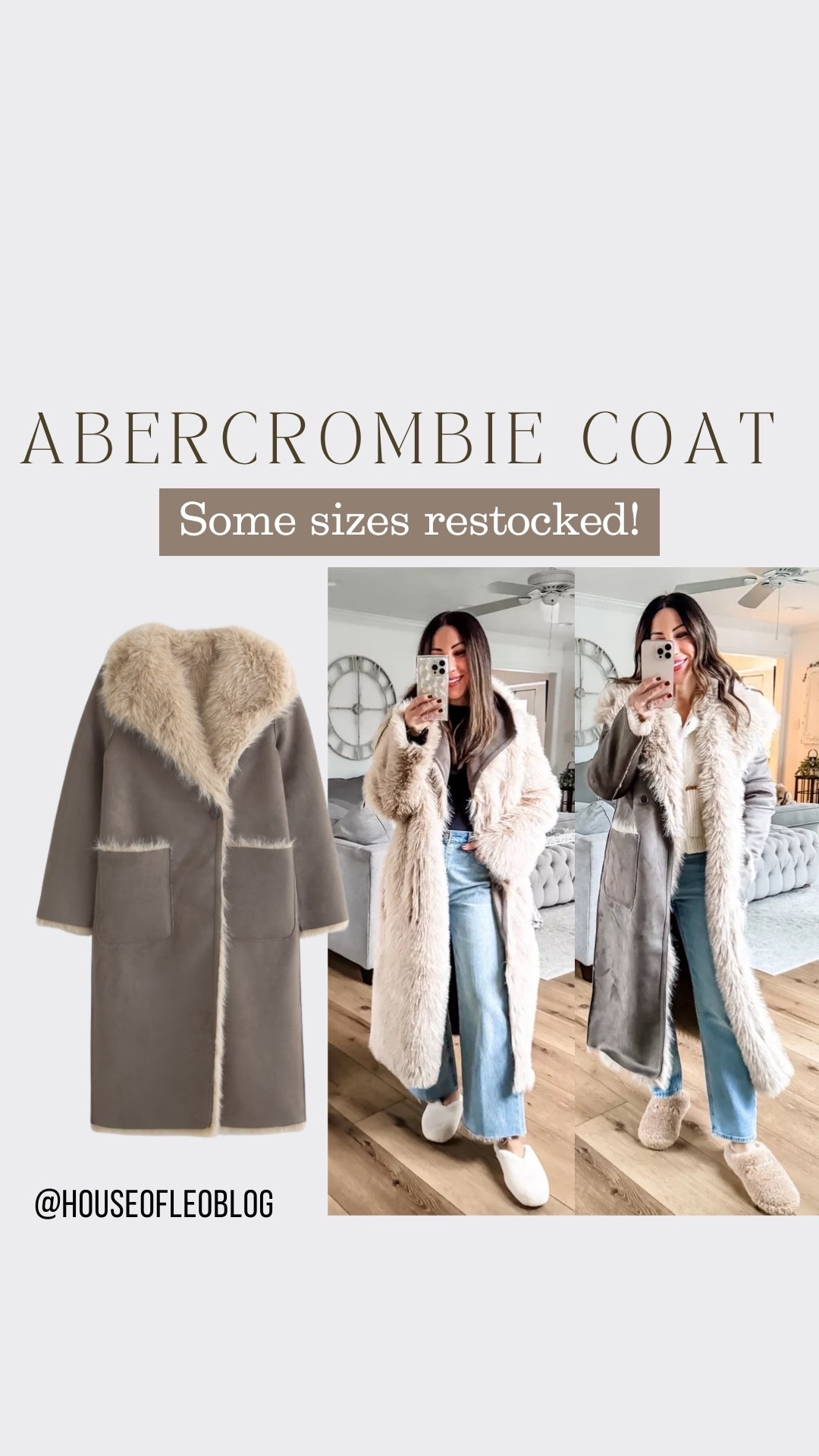 Wearing Xs winter coat, suede coat, faux, fur coat, reversible coat, Abercrombie coat

#LTKSaleAlert #LTKOver40 #LTKGiftGuide