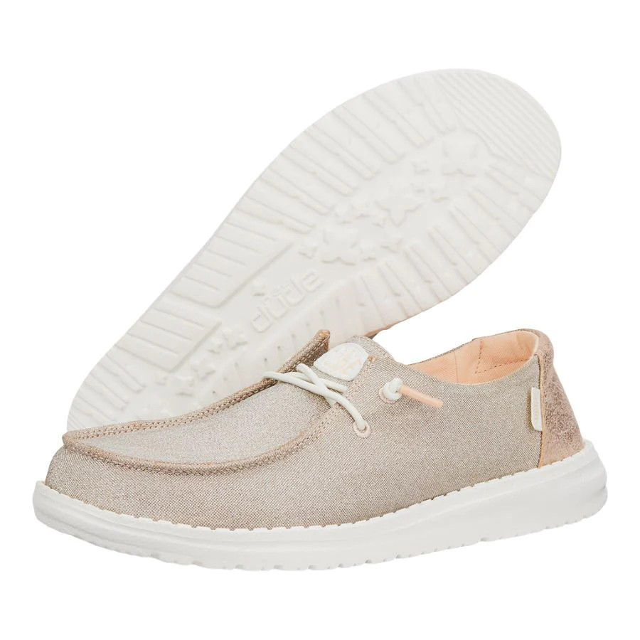 Wendy Metallic Sparkle Wide | HEYDUDE