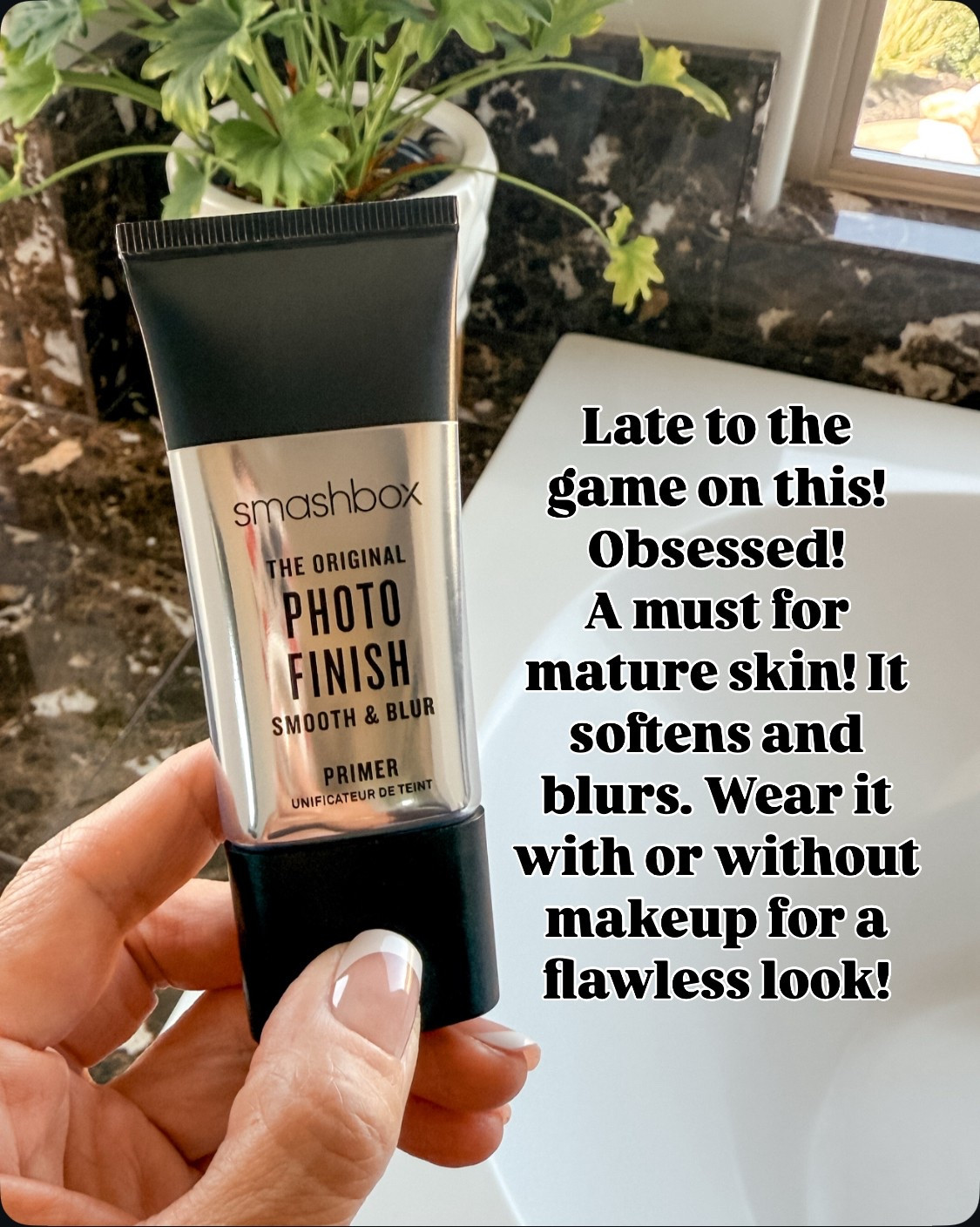 I finally tried this Smashbox smooth and blur primer and I'm obsessed! Using it everyday! It's perfect for smoothing skin and reducing the look of pores. You can use it with makeup or without. 

#LTKBeauty #LTKOver40