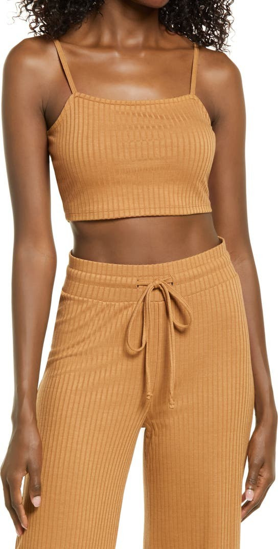 Lucy Rib Crop Camisole Top | Nordstrom | Nordstrom