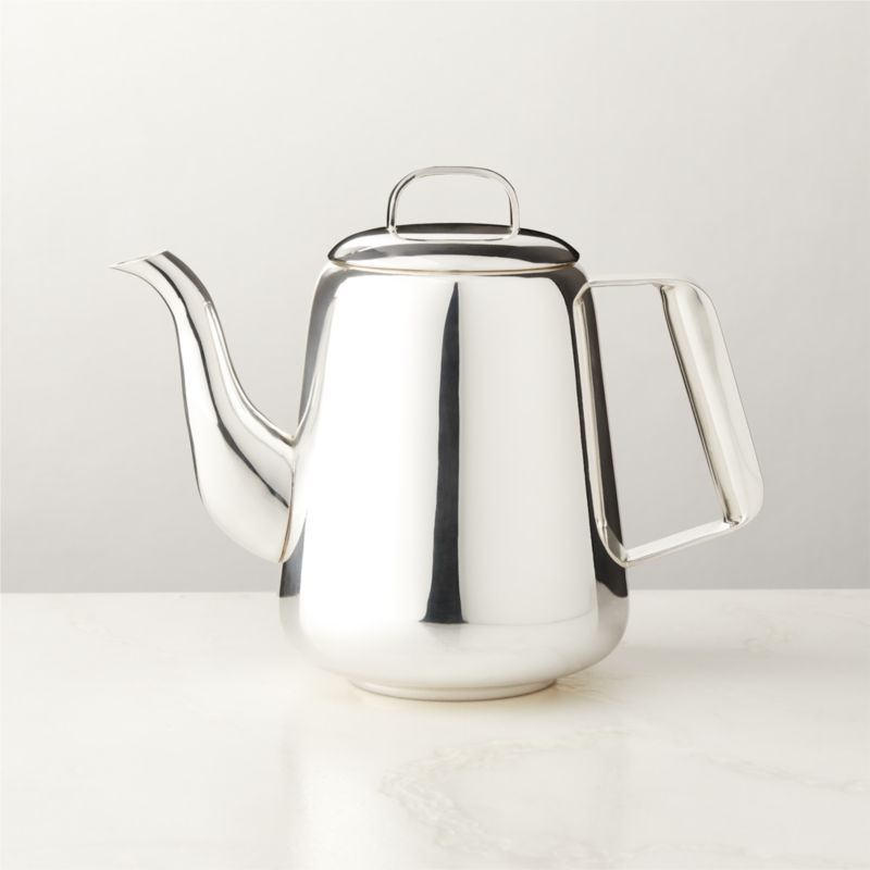 Dominick Stainless Steel Teapot + Reviews | CB2 | CB2