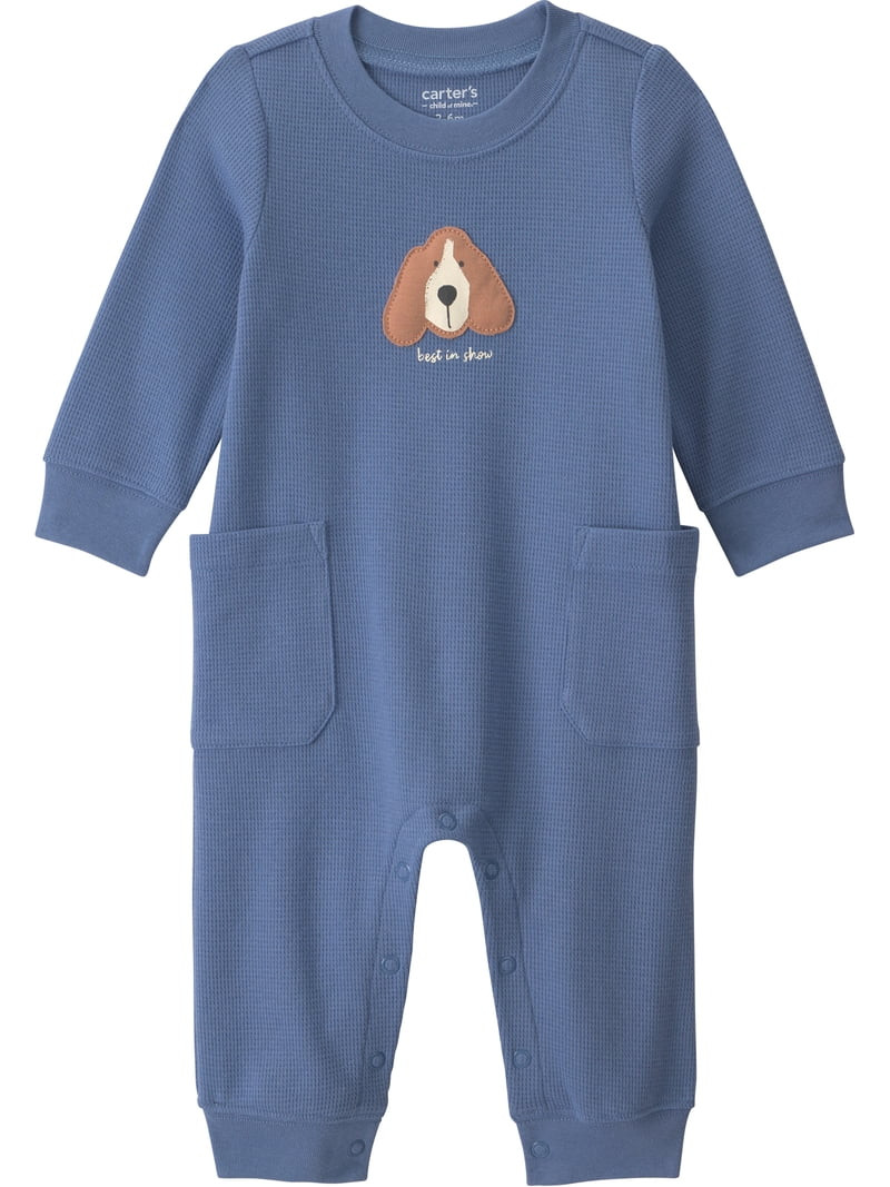 Carter's Child of Mine Baby Jumpsuit, Sizes 0/3-24 Months | Walmart (US)