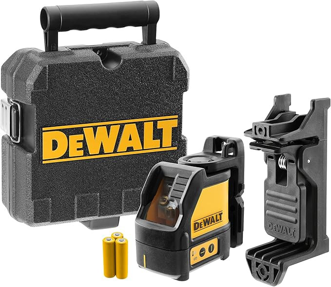 DEWALT Line Laser, Self-Leveling, Cross Line, Red Beam (DW088K) | Amazon (US)