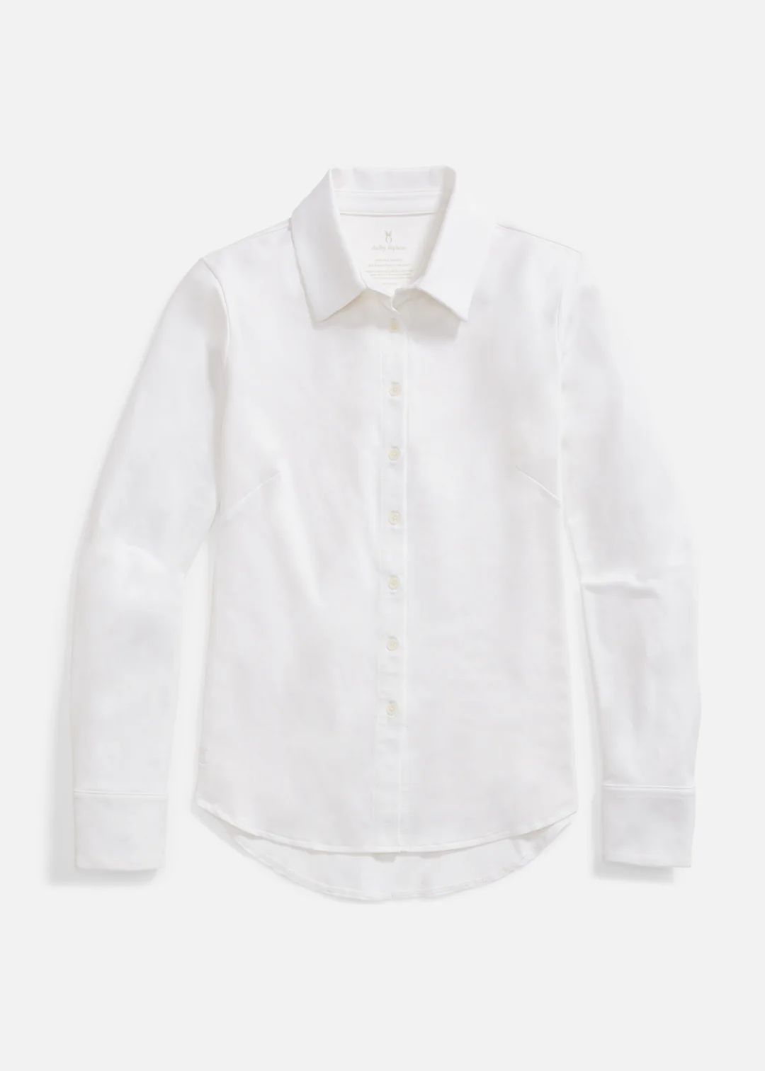 Beaufort Button Down in Repreve® Stretch (White) | Dudley Stephens