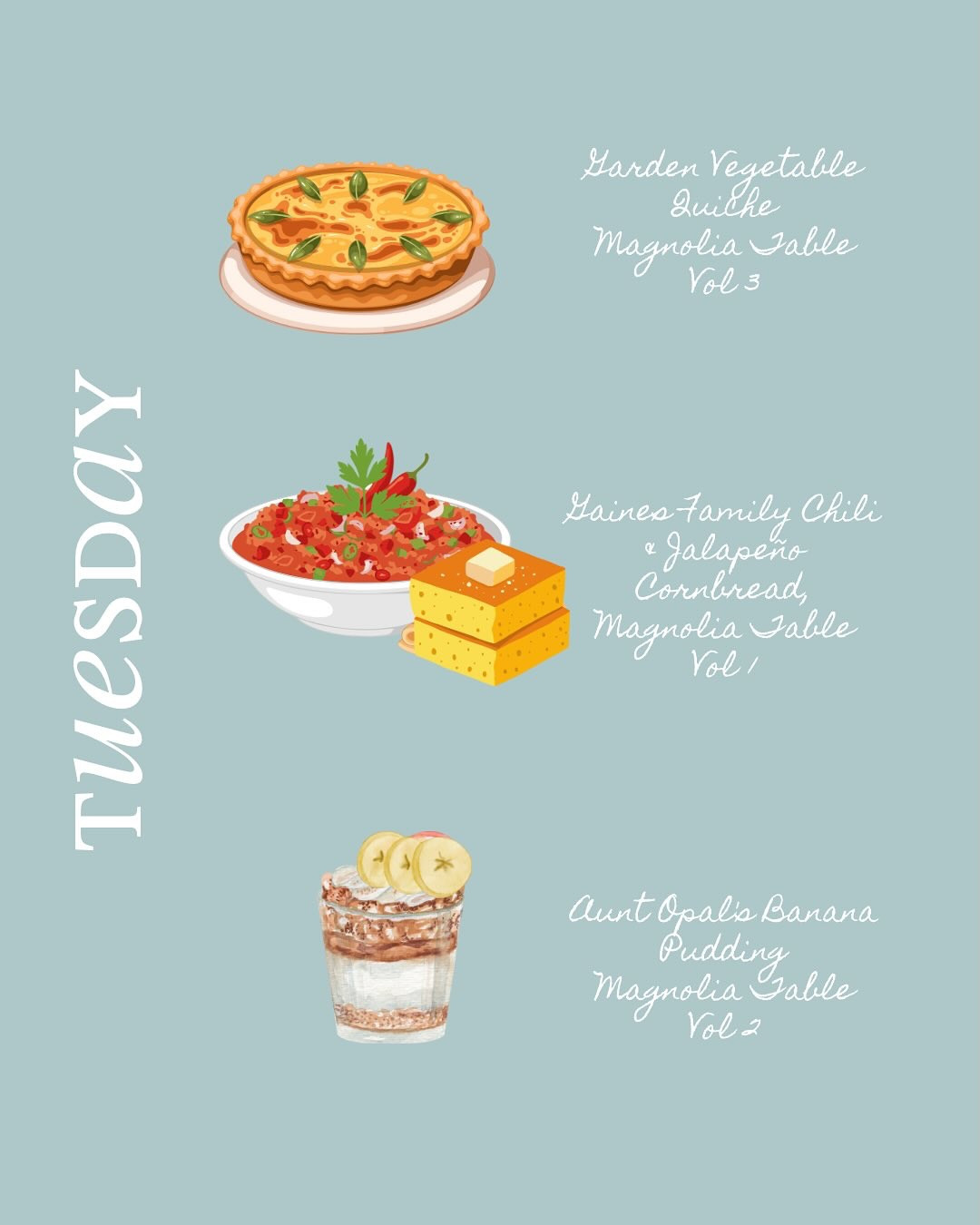 Tuesday will taste like comfort — warm, easy, and just a little sweet. 🥧 See what’s cooking on the blog.

Press that little ❤️ if this post made you smile, stirred a memory, or left you just a little bit hungry.

What’s on your menu?
Gracefully yours,
🫶🏻 Jeanie Jo

#LTKHome #LTKSeasonal