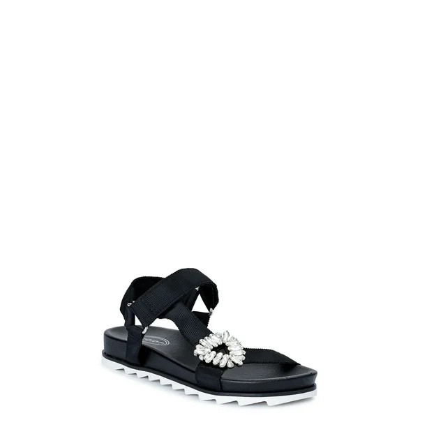 Scoop Women's Rhinestone Embellished Sport Sandal | Walmart (US)