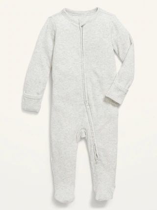 Unisex 2-Way-Zip Sleep & Play Footed One-Piece for Baby | Old Navy (US)