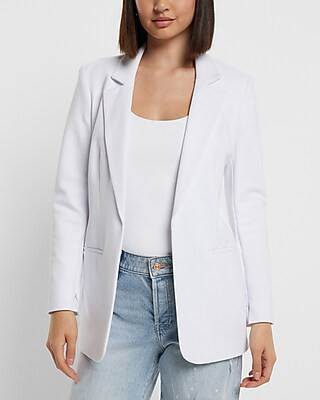 Columnist Open Front Blazer | Express